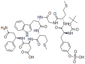 CAS#: 20987-59-1, Tert-Butyloxycarbonyl-Cholecystokinin (27-33)