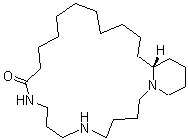 CAS#: 21008-80-0, (2R)-1,2alpha-(10-Oxo-5,9-Diazaicosane-1,20-Diyl)Piperidine