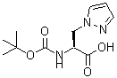 CAS#: 21012-18-0, N-{[(2-Methyl-2-Propanyl)Oxy]Carbonyl}-3-(1H-Pyrazol-1-Yl)-L-Alanine