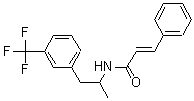 CAS#: 21015-15-6, N-[alpha-Methyl-M-(Trifluoromethyl)Phenethyl]-3-Phenylpropenamide