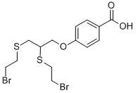 CAS#: 2105-20-6, 4-[2,3-Bis(2-Bromoethylsulfanyl)Propoxy]Benzoic Acid