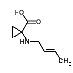 CAS#: 210576-48-0, 1-[(2E)-2-Buten-1-Ylamino]Cyclopropanecarboxylic Acid