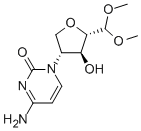 CAS 登录号：210636-10-5， 4-(4-氨基-2-氧代-1(2H)-嘧啶基)-2,5-脱水-4-脱氧-1-(二甲基乙缩醛)-D-来苏糖