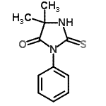 CAS#: 21083-30-7, 5,5-Dimethyl-3-Phenyl-2-Thioxo-4-Imidazolidinone