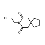 CAS 登录号：21098-05-5， 8-(2-氯乙基)-8-氮杂螺[4.5]癸烷-7,9-二酮