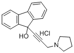 CAS 登录号：2110-37-4， 9-(3-吡咯烷-1-鎓-1-基丙-1-炔基)芴-9-醇氯化物