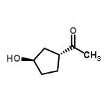 CAS#: 211573-24-9, 1-[(1R,3R)-3-Hydroxycyclopentyl]Ethanone