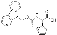 CAS 登录号：211682-13-2， (2S)-{[(9H-芴-9-基甲氧基)羰基]氨基}(2-噻吩基)乙酸