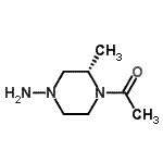 CAS 登录号：211748-72-0， 1-[(2S)-4-氨基-2-甲基-1-哌嗪基]乙酮