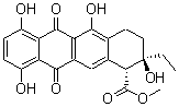 CAS#: 21179-18-0, (1R,2R)-2-Ethyl-2,5,7,10-tetrahydroxy-6,11-dioxo-3,4-dihydro-1H-tetracene-1-carboxylic acid methyl ester