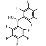 CAS 登录号：2118-02-7， 二(五氟苯基)硼酸