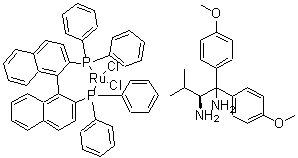 CAS#: 212143-24-3, [(1S)-[1,1'-Binaphthalene]-2,2'-diylbis[diphenylphosphine]][(2S)-1,1-bis(4-methoxyphenyl)-3-methyl-1,2-butanediamine]dichloro-Ruthenium