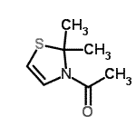 CAS#: 21220-59-7, 1-(2,2-Dimethyl-1,3-Thiazol-3(2H)-Yl)Ethanone