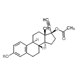 CAS#: 21221-29-4, (17beta)-17-Ethynyl-3-Hydroxyestra-1,3,5(10)-Trien-17-Yl Acetate