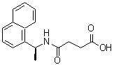CAS 登录号：212556-04-2， 4-{[(1S)-1-(1-萘基)乙基]氨基}-4-氧代丁酸