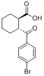 CAS 登录号：212757-09-0， 反式-2-(4-溴苯甲酰基)-1-环己烷羧酸