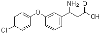 CAS#: 213192-54-2, 3-Amino-3-[3-(4-Chlorophenoxy)Phenyl]Propanoic Acid