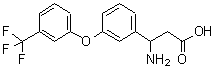 CAS#: 213192-61-1, 3-Amino-3-{3-[3-(Trifluoromethyl)Phenoxy]Phenyl}Propanoic Acid