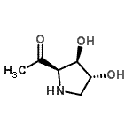 CAS#: 213314-70-6, 1-[(2R,3R,4R)-3,4-Dihydroxy-2-Pyrrolidinyl]Ethanone