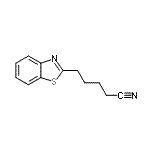 CAS#: 21344-53-6, 5-(1,3-Benzothiazol-2-Yl)Pentanenitrile