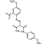 CAS#: 213779-24-9, 2-[(E)-(4-Methoxy-2-Nitrophenyl)Diazenyl]-N-(4-Methoxyphenyl)-3-Oxobutanamide