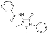 CAS#: 2139-47-1, N-(1,5-Dimethyl-3-Oxo-2-Phenylpyrazol-4-Yl)Pyridine-3-Carboxamide