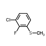 CAS#: 214057-24-6, 1-Chloro-2-Fluoro-3-(Methylsulfanyl)Benzene