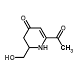 CAS 登录号：214218-63-0， 6-乙酰基-2-(羟基甲基)-2,3-二氢-4(1H)-吡啶酮