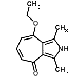 CAS 登录号：214221-58-6， 8-乙氧基-1,3-二甲基环庚三烯并[c]吡咯-4(2H)-酮