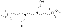 CAS#: 214362-07-9, 7-(2-Hydroxyethyl)-3,3-Dimethoxy-10-[3-(Trimethoxysilyl)Propyl]-2-Oxa-7,10-Diaza-3-Siladodecan-12-Ol