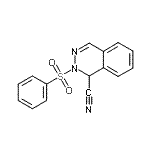 CAS#: 21452-56-2, 2-(Phenylsulfonyl)-1,2-Dihydro-1-Phthalazinecarbonitrile