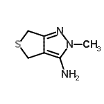 CAS#: 214542-56-0, 2-Methyl-2,6-Dihydro-4H-Thieno[3,4-c]Pyrazol-3-Amine