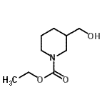 CAS#: 214548-40-0, Ethyl 3-(Hydroxymethyl)-1-Piperidinecarboxylate