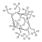 CAS 登录号：214675-88-4， 1,3,5,7,9,11,13,15-八[2-(三氯硅烷基)乙基]五环[9.5.1.1<sup>3,9</sup>.1<sup>5,15</sup>.1<sup>7,13</sup>]八硅氧烷