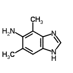 CAS#: 214688-02-5, 4,6-Dimethyl-1H-Benzimidazol-5-Amine