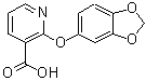 CAS#: 214758-41-5, 2-(1,3-Benzodioxol-5-Yloxy)Nicotinic Acid