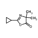 CAS#: 215036-03-6, 2-Cyclopropyl-4,4-Dimethyl-1,3-Oxazol-5(4H)-One