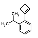 CAS 登录号：215038-37-2， 1-(1-环丁烯-1-基)-2-异丙基苯