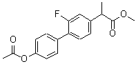 CAS#: 215175-84-1, Methyl 2-(4'-Acetoxy-2-Fluoro-4-Biphenylyl)Propanoate