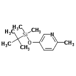 CAS#: 215232-65-8, 5-{[Dimethyl(2-Methyl-2-Propanyl)Silyl]Oxy}-2-Methylpyridine