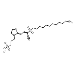 CAS#: 21528-48-3, Potassium 3-{2-[3-Cyano-3-(Dodecylsulfonyl)-2-Propen-1-Ylidene]-1,3-Thiazolidin-3-Yl}-1-Propanesulfonate