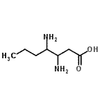 CAS#: 215306-03-9, 3,4-Diaminoheptanoic Acid
