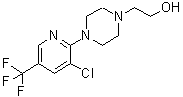 CAS 登录号：215434-40-5， 2-{4-[3-氯-5-(三氟甲基)-2-吡啶基]-1-哌嗪基}乙醇