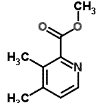 CAS 登录号：215436-31-0， 甲基3,4-二甲基-2-吡啶羧酸酯