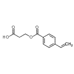 CAS#: 215510-31-9, 3-[(4-Vinylbenzoyl)Oxy]Propanoic Acid