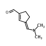 CAS 登录号：215523-44-7， (3E)-3-[(二甲基氨基)亚甲基]-1-环戊烯-1-甲醛