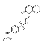 CAS#: 2156-87-8, N-[4-({2-[(2-Oxo-1(2H)-Naphthalenylidene)Methyl]Hydrazino}Sulfonyl)Phenyl]Acetamide
