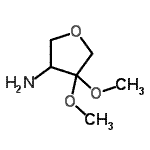 CAS#: 215940-72-0, 4,4-Dimethoxytetrahydro-3-Furanamine