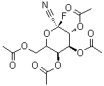 CAS#: 215942-62-4, (2S,3R,4S,5S)-6-(Acetoxymethyl)-2-Cyano-2-Fluorotetrahydro-2H-Pyran-3,4,5-Triyl Triacetate