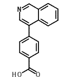 CAS 登录号：216059-93-7， 4-(4-异喹啉基)苯甲酸